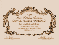 2002 Paul Revere Award Certificate