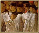 Singers in procession at San Marco, Venice Singers in procession at San Marco, Venice
